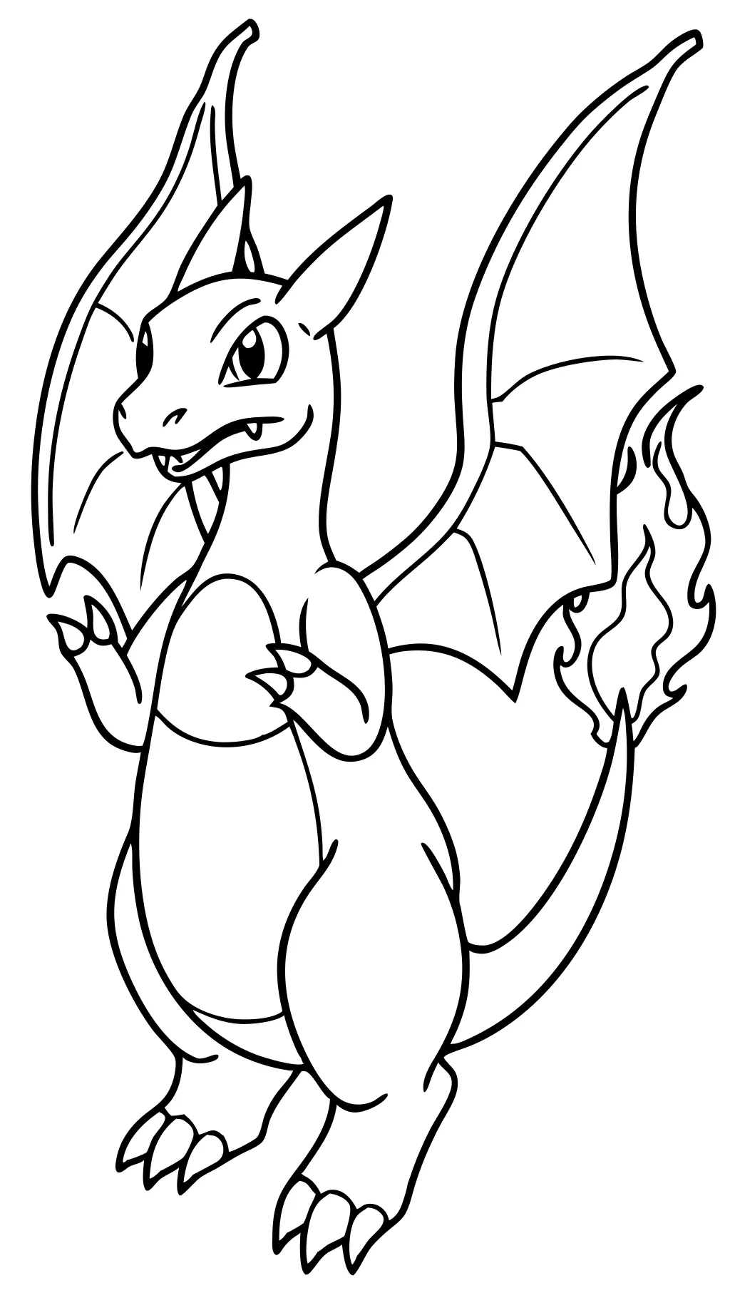 charzard coloring pages